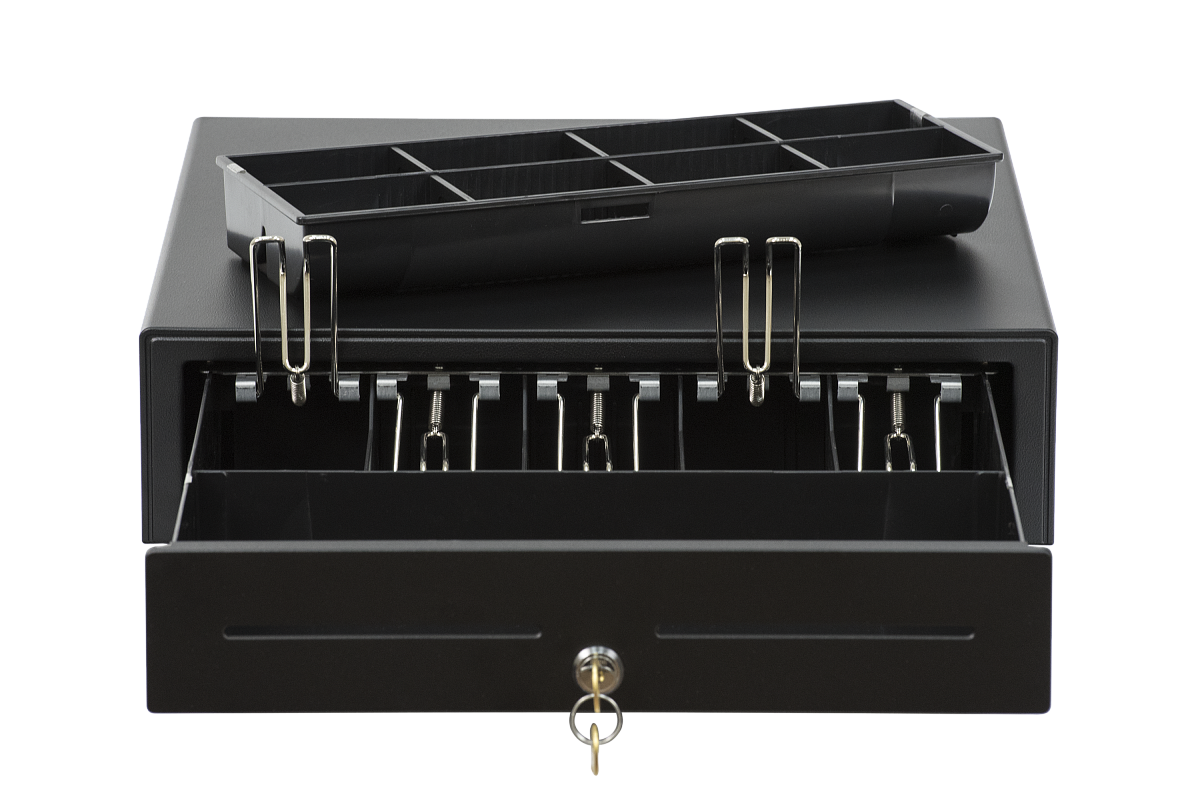 Денежный ящик АТОЛ EC-350-B черный, 350*405*90, 24V, для Штрих-ФР в Саратове