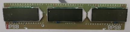 Плата индикации покупателя  на корпусе  329AC (LCD)