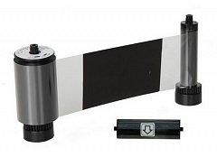 Черная лента с оверлеем (KO) на 3000 оттисков с чистящим роликом; для принтера Advent SOLID 700 в Саратове