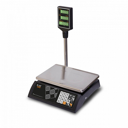 Весы торговые настольные MERTECH M-ER 327 ACP "Ceed" LCD Черные