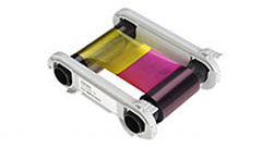 Полноцветная лента (YMCKO) на 500 оттисков с чистящим роликом; для принтера Advent SOLID 700 в Саратове
