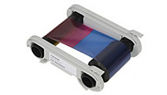 Полноцветная лента  (YMCKOK) для двусторонней печати на 200 оттисков с чистящим роликом в Саратове